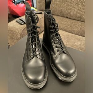 Doc Martens all black. 8 hole. Women’s 9 or Men’s 8